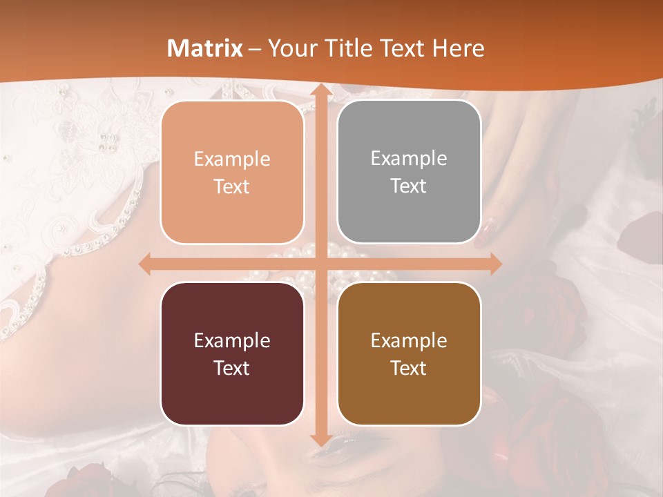 Beauty Purity Laying PowerPoint Template