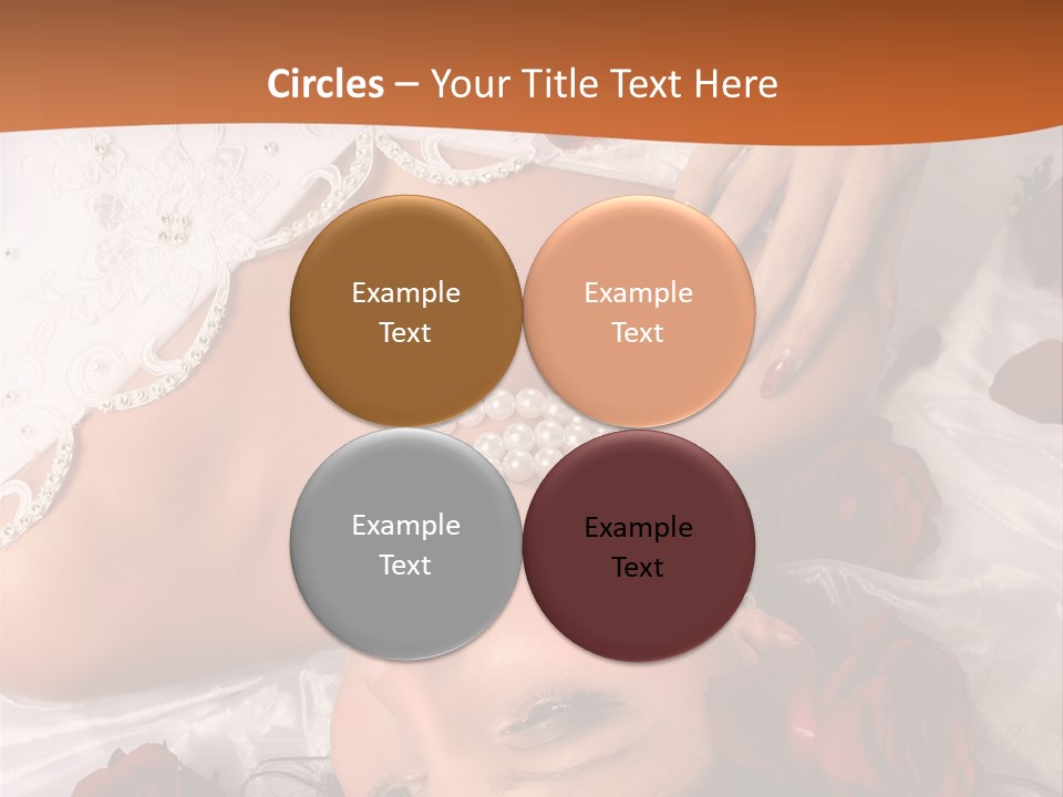 Beauty Purity Laying PowerPoint Template