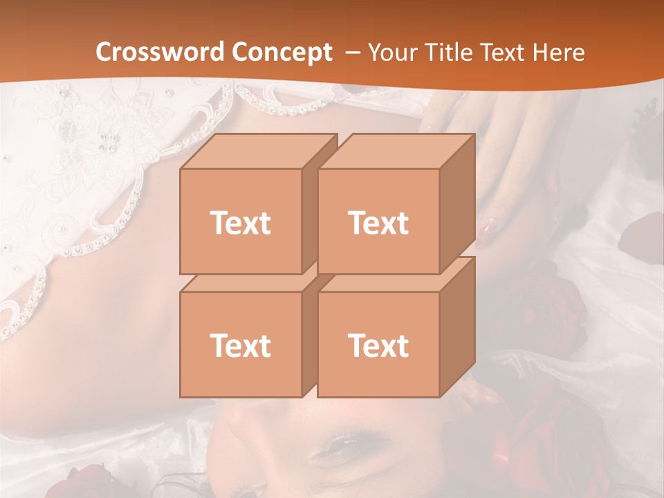 Beauty Purity Laying PowerPoint Template