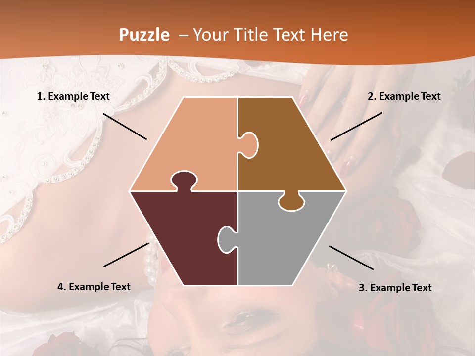 Beauty Purity Laying PowerPoint Template