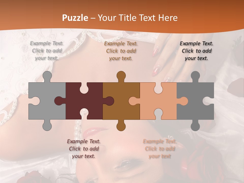 Beauty Purity Laying PowerPoint Template