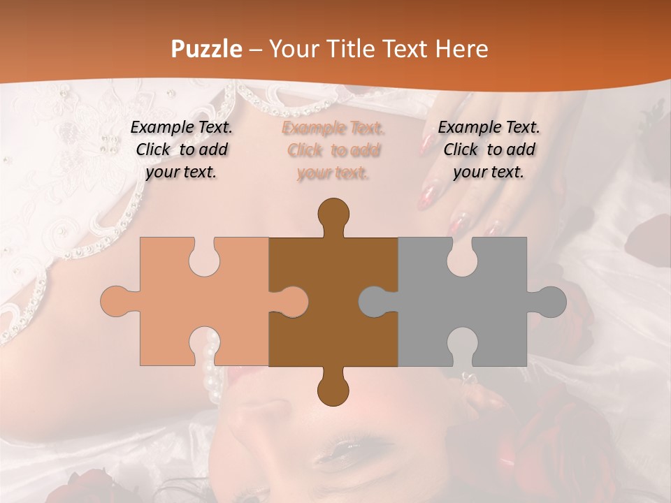 Beauty Purity Laying PowerPoint Template