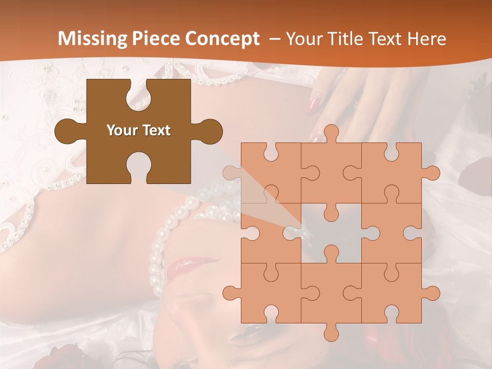 Beauty Purity Laying PowerPoint Template