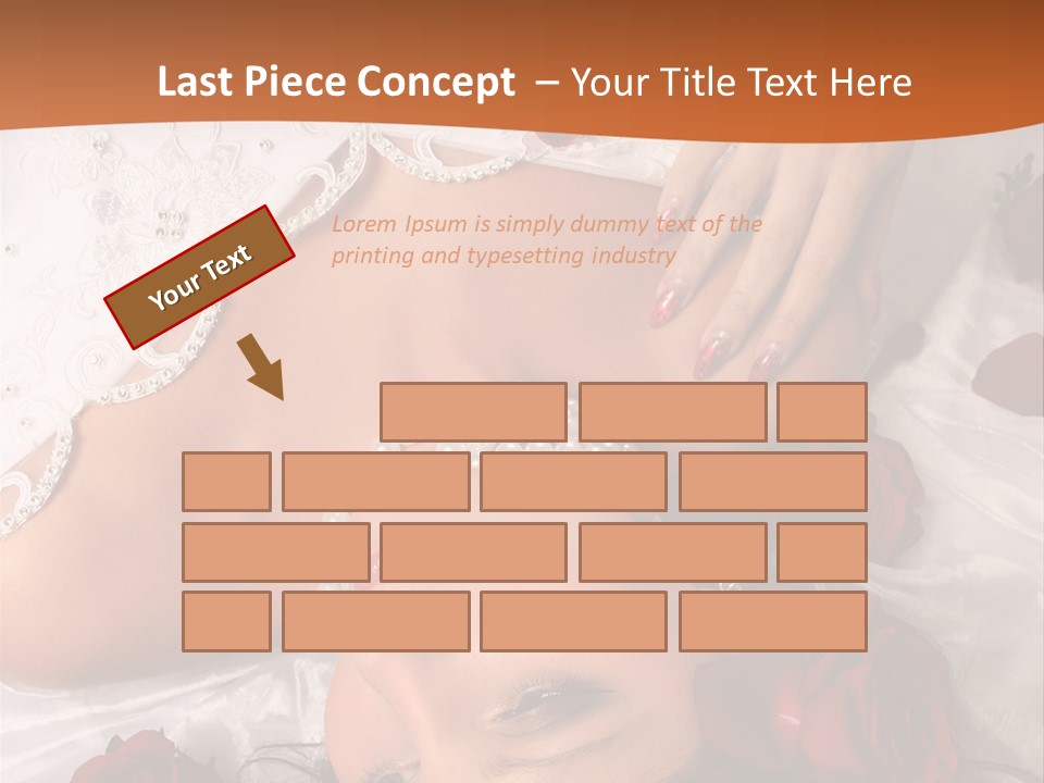 Beauty Purity Laying PowerPoint Template