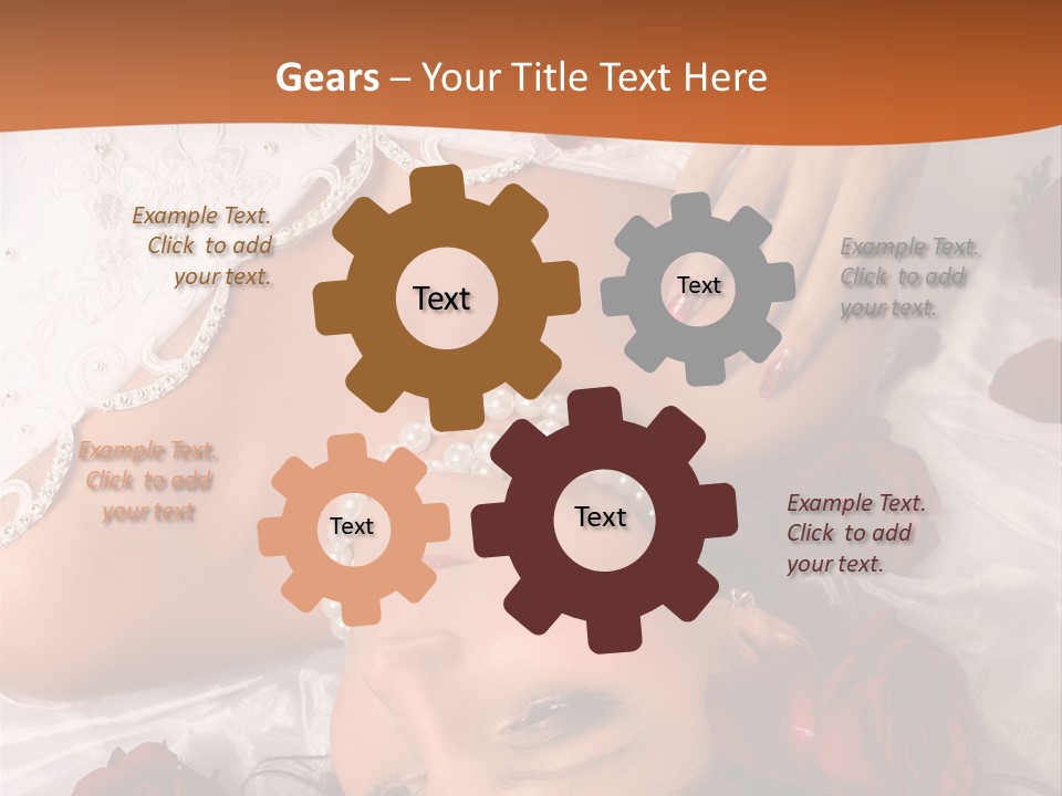 Beauty Purity Laying PowerPoint Template