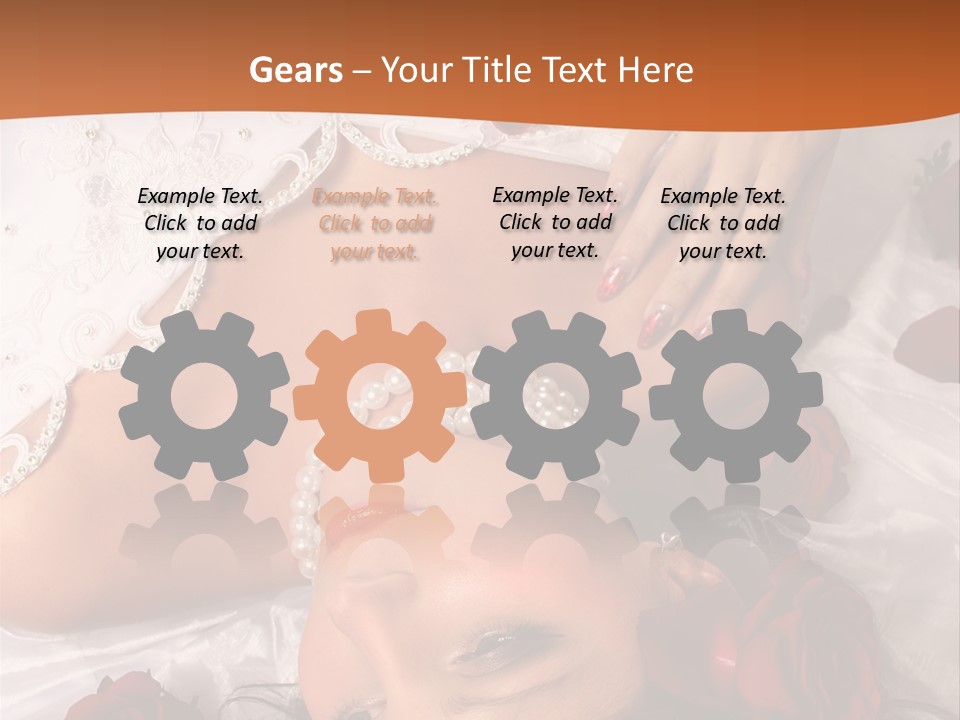 Beauty Purity Laying PowerPoint Template