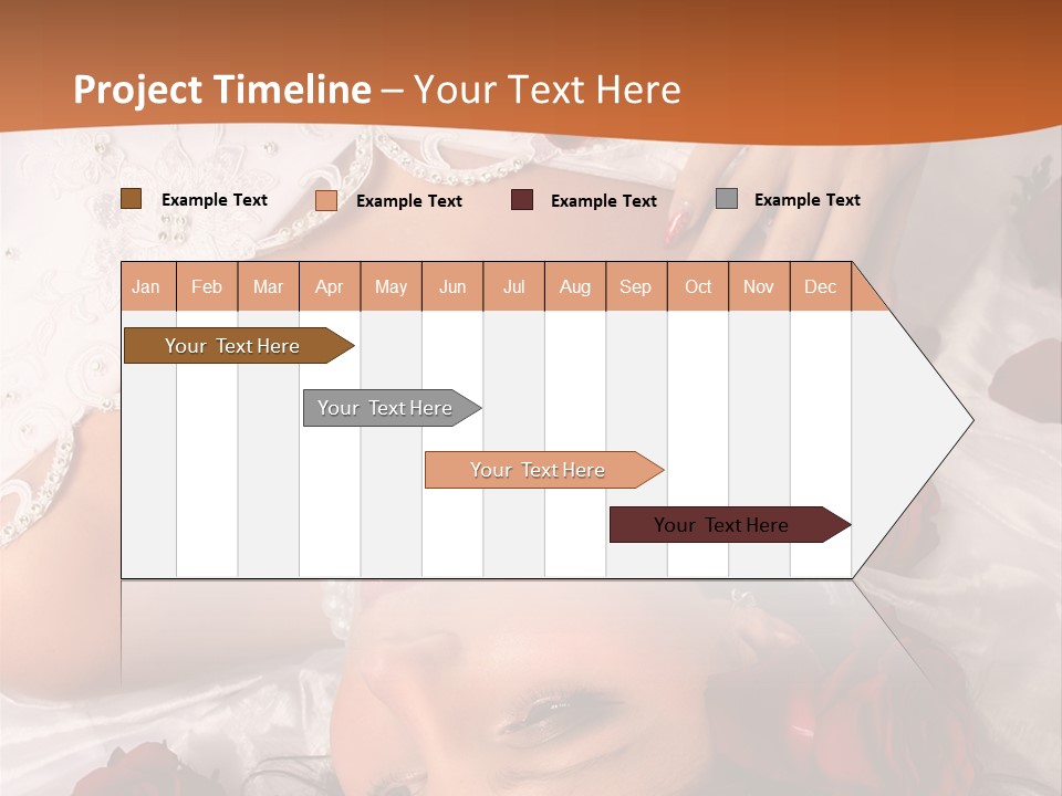 Beauty Purity Laying PowerPoint Template