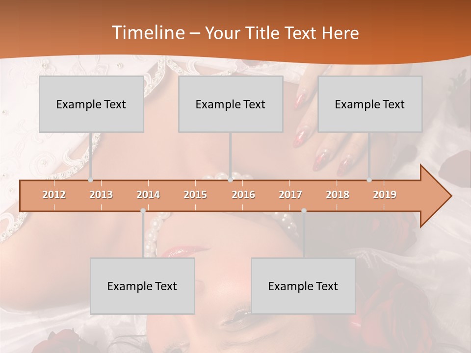 Beauty Purity Laying PowerPoint Template