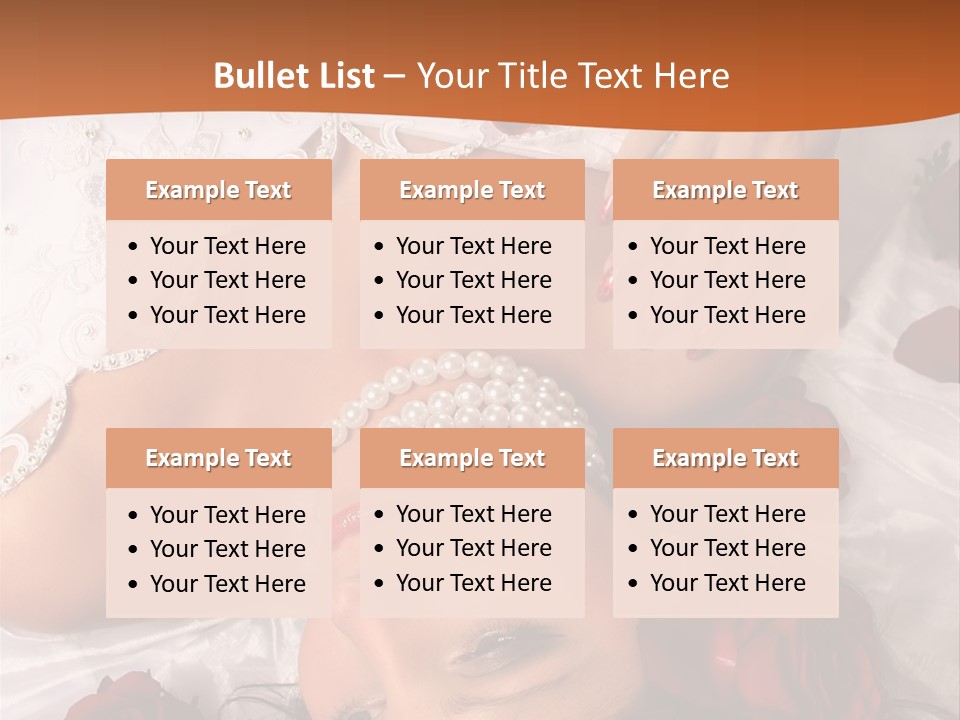 Beauty Purity Laying PowerPoint Template