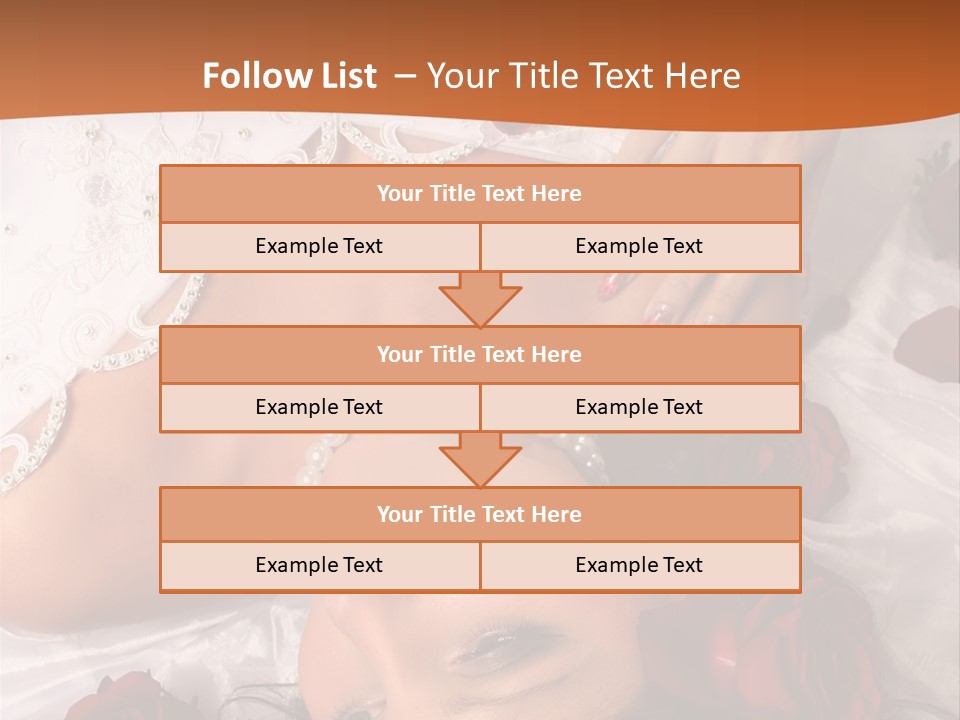 Beauty Purity Laying PowerPoint Template