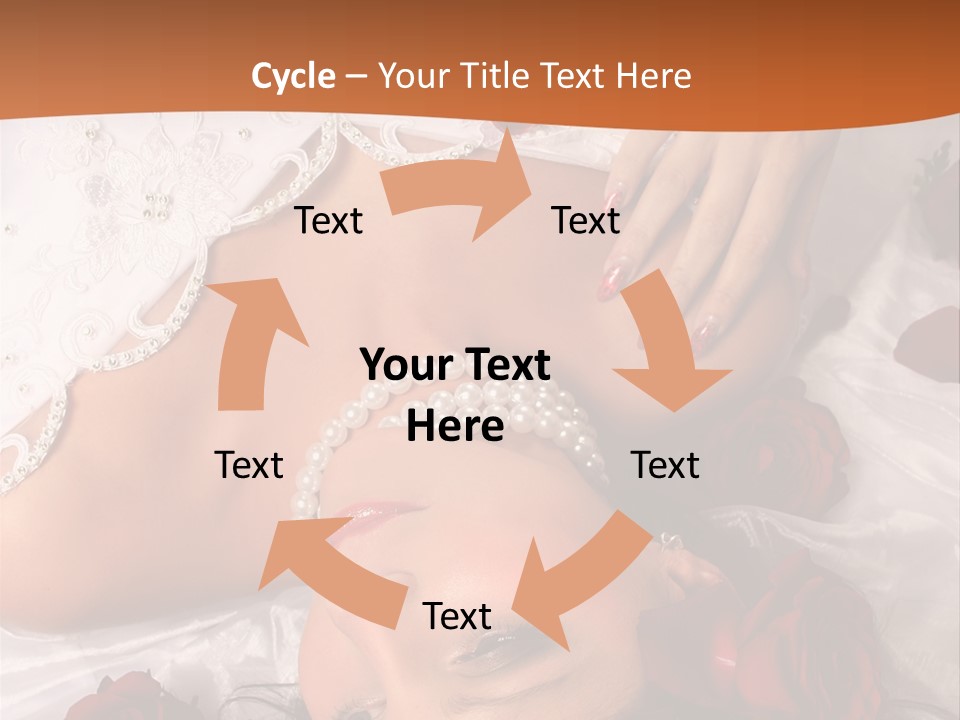 Beauty Purity Laying PowerPoint Template
