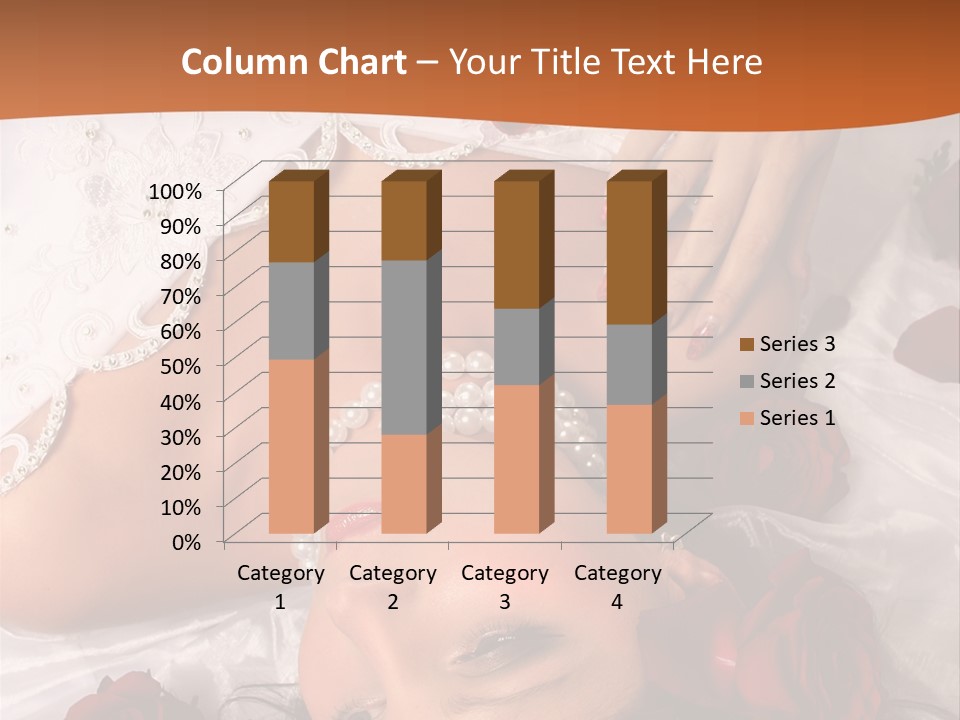 Beauty Purity Laying PowerPoint Template
