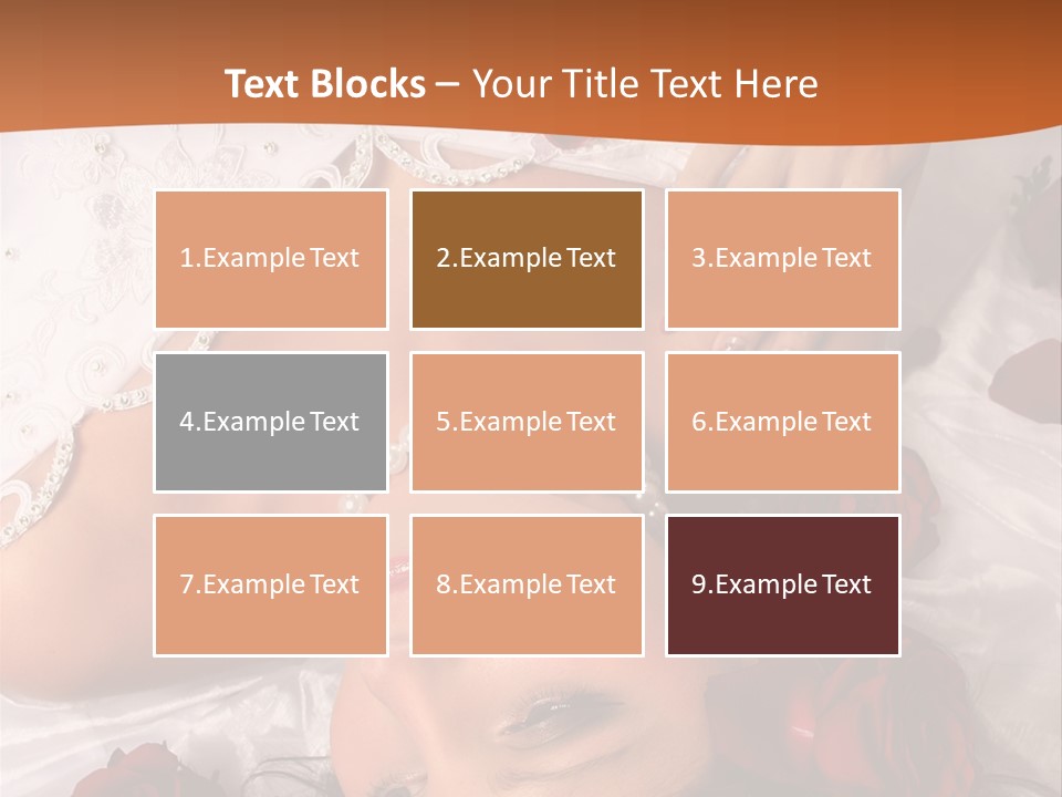 Beauty Purity Laying PowerPoint Template