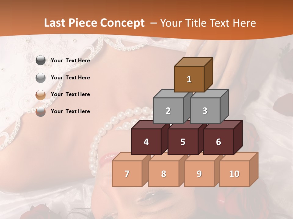 Beauty Purity Laying PowerPoint Template
