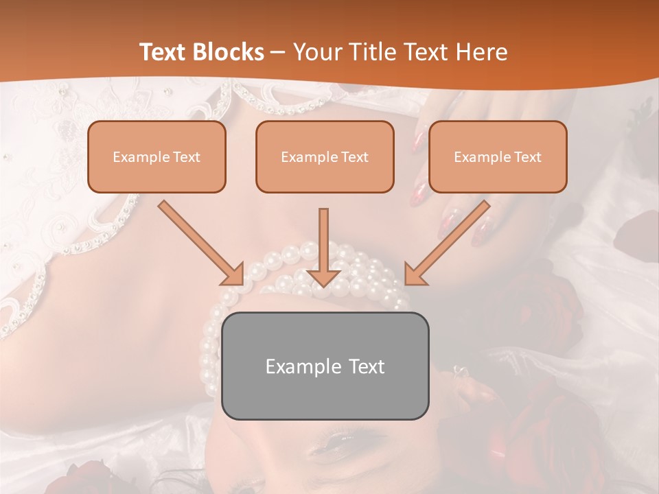 Beauty Purity Laying PowerPoint Template