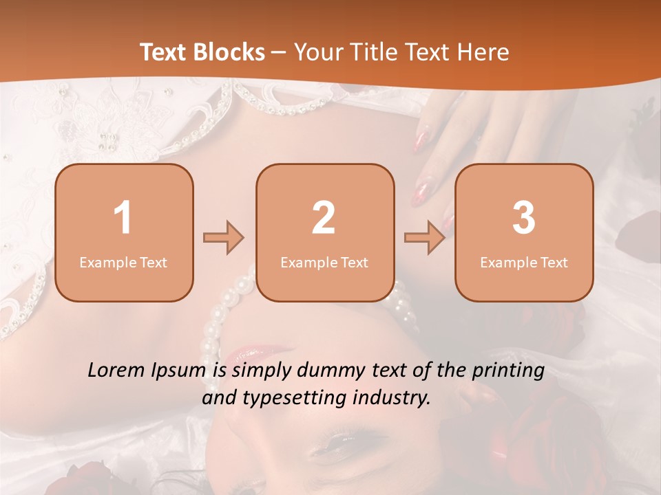 Beauty Purity Laying PowerPoint Template