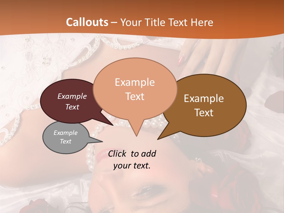Beauty Purity Laying PowerPoint Template