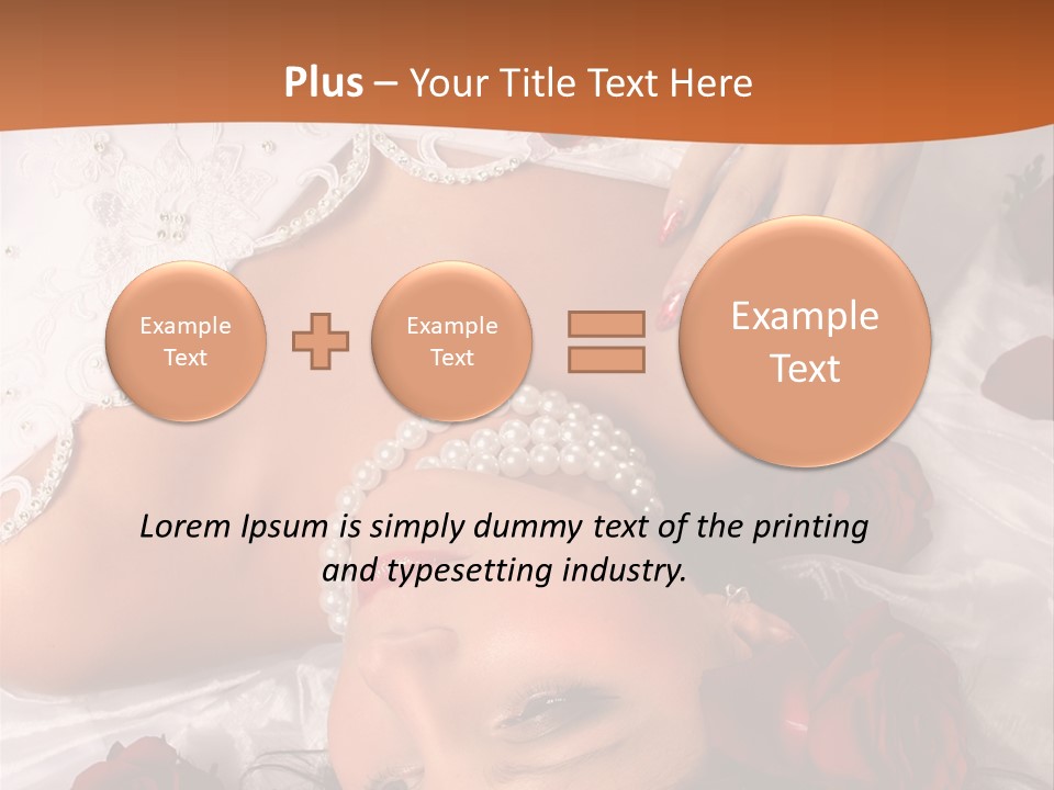 Beauty Purity Laying PowerPoint Template