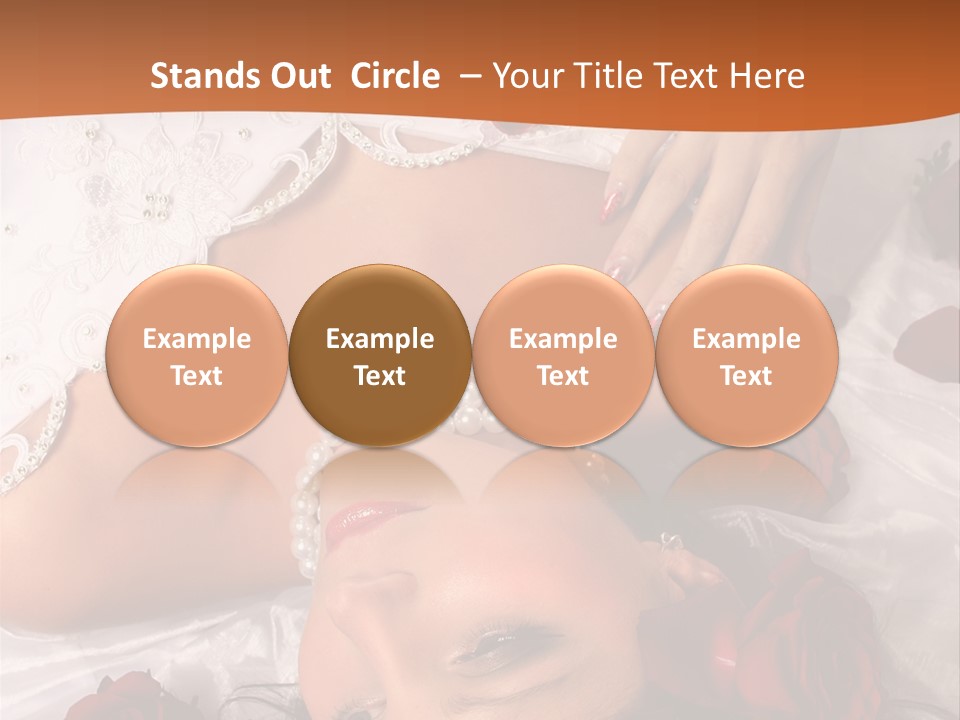 Beauty Purity Laying PowerPoint Template