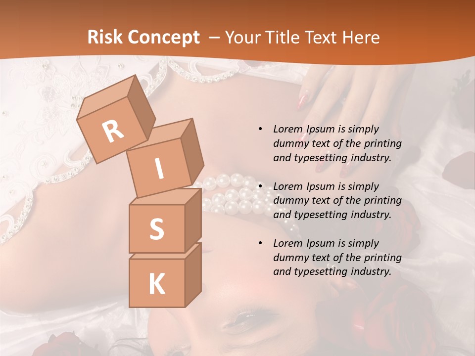 Beauty Purity Laying PowerPoint Template