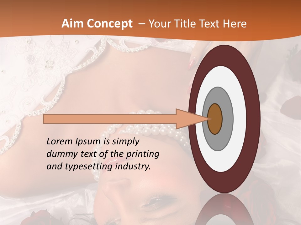 Beauty Purity Laying PowerPoint Template