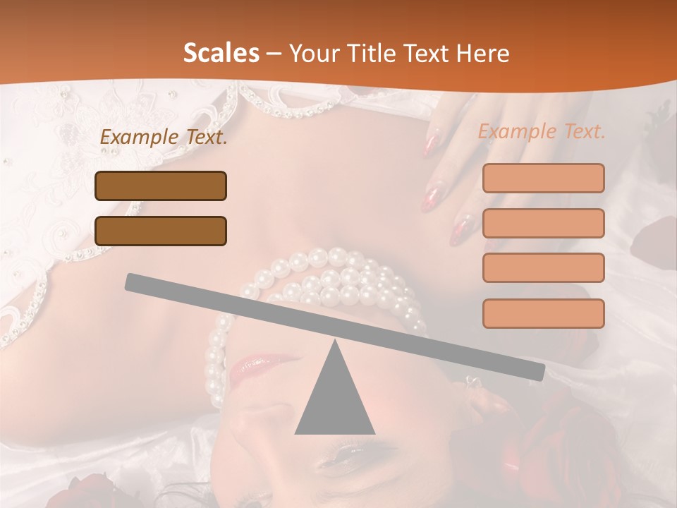 Beauty Purity Laying PowerPoint Template