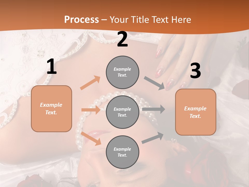 Beauty Purity Laying PowerPoint Template