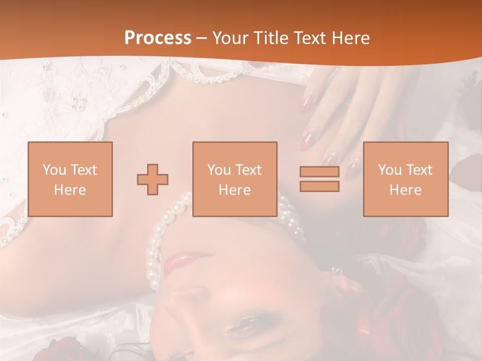 Beauty Purity Laying PowerPoint Template