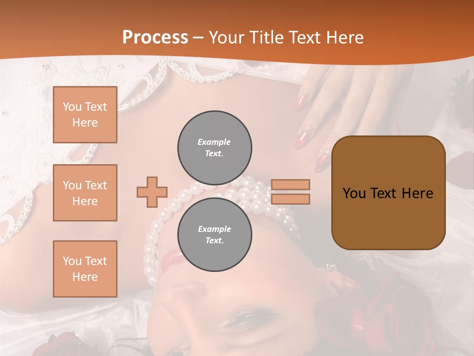 Beauty Purity Laying PowerPoint Template