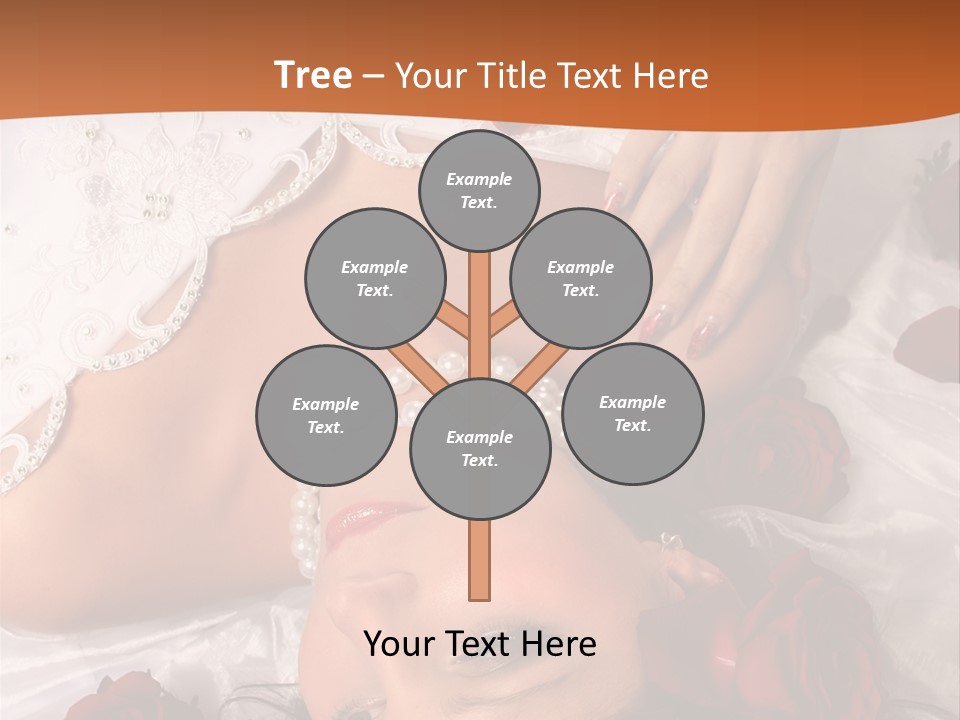 Beauty Purity Laying PowerPoint Template