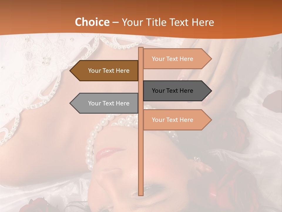 Beauty Purity Laying PowerPoint Template