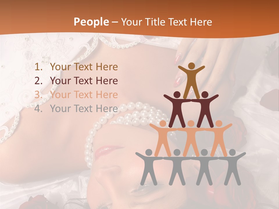 Beauty Purity Laying PowerPoint Template