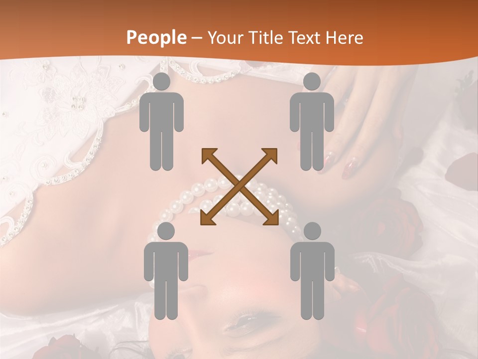 Beauty Purity Laying PowerPoint Template