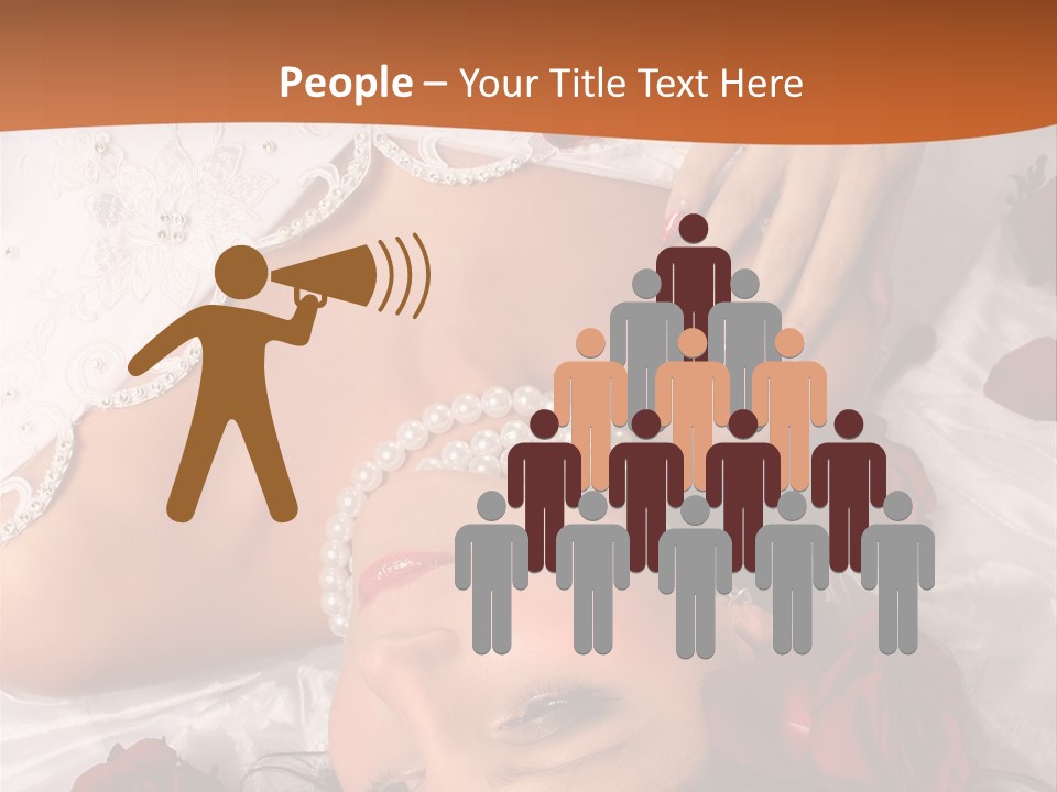 Beauty Purity Laying PowerPoint Template