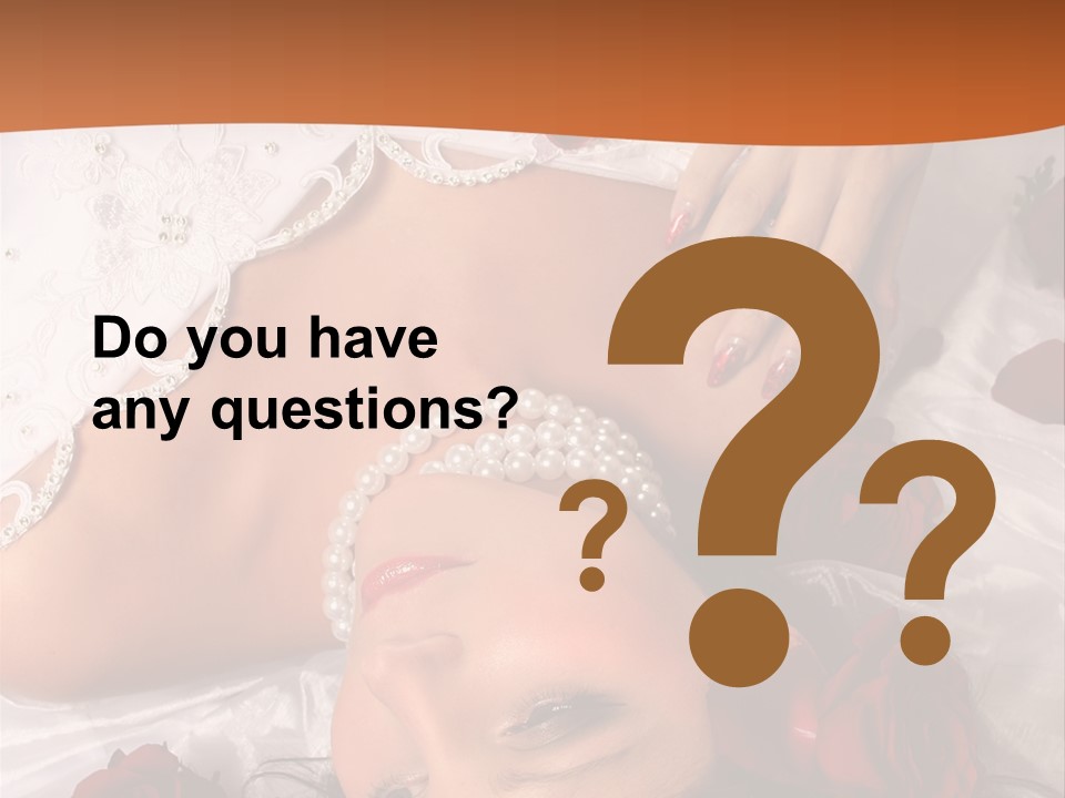 Beauty Purity Laying PowerPoint Template