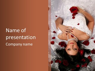 Caucasian Events Elegance PowerPoint Template