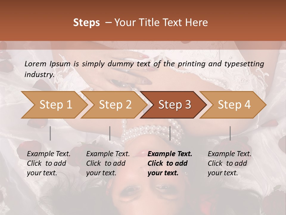 Caucasian Events Elegance PowerPoint Template