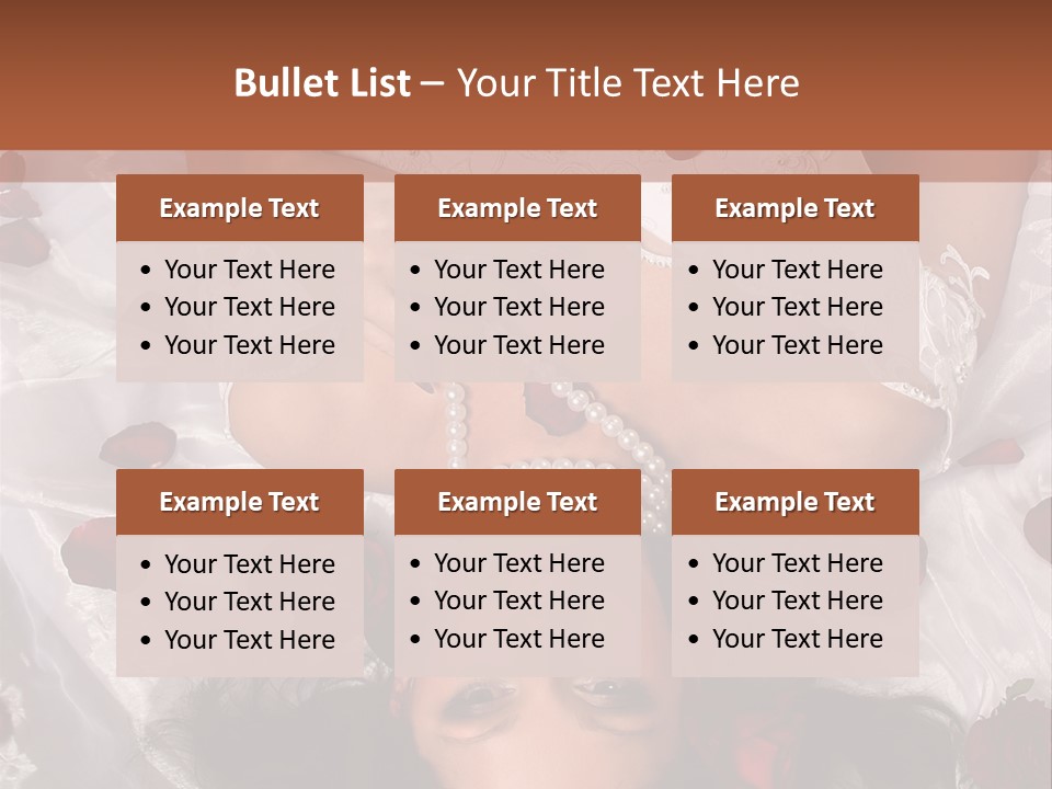 Caucasian Events Elegance PowerPoint Template