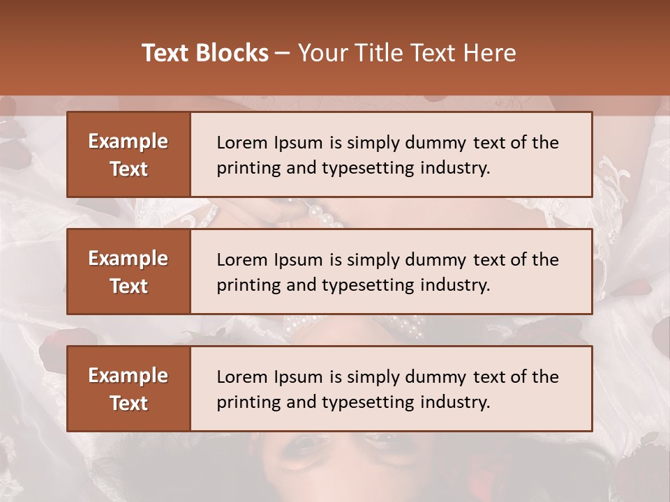 Caucasian Events Elegance PowerPoint Template