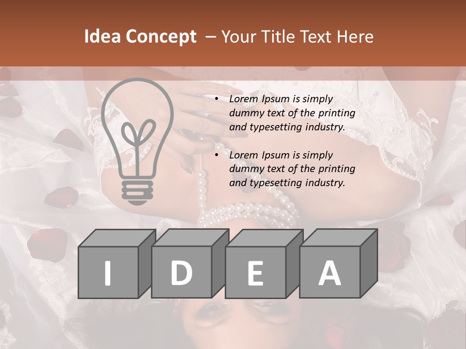 Caucasian Events Elegance PowerPoint Template