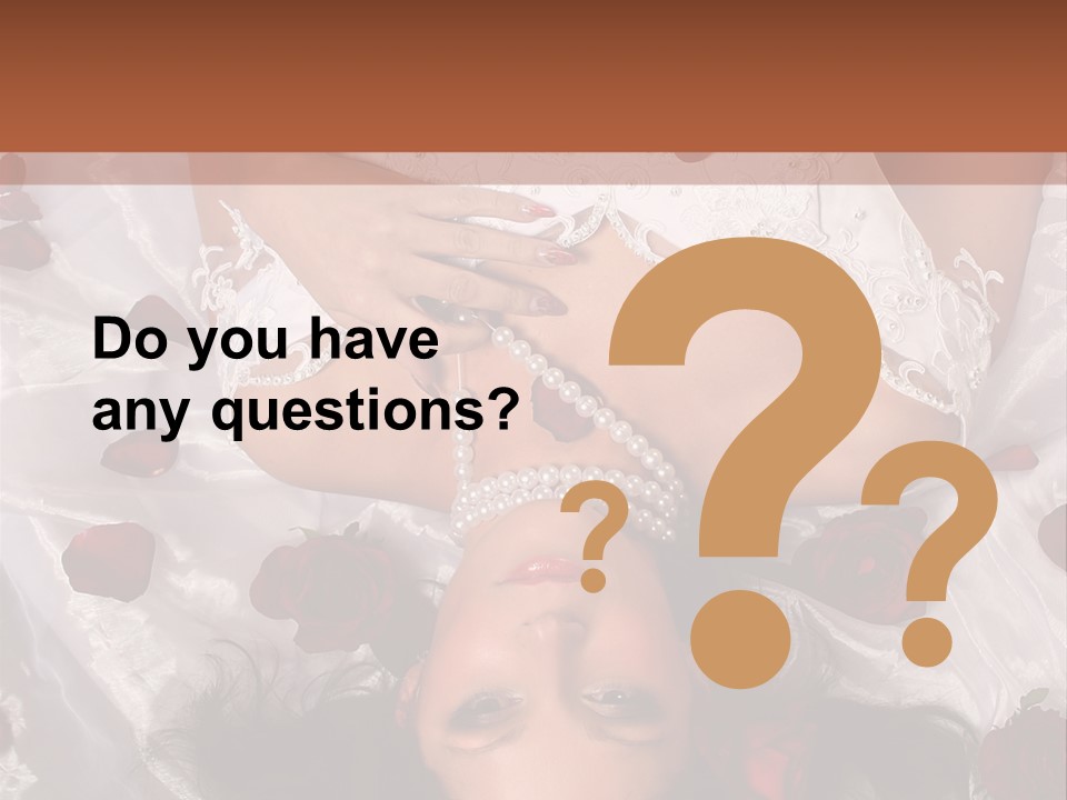 Caucasian Events Elegance PowerPoint Template