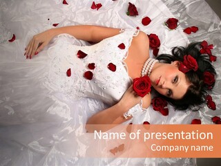 Innocence People Wedding PowerPoint Template