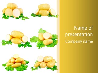 Colage De Verduras PowerPoint Template