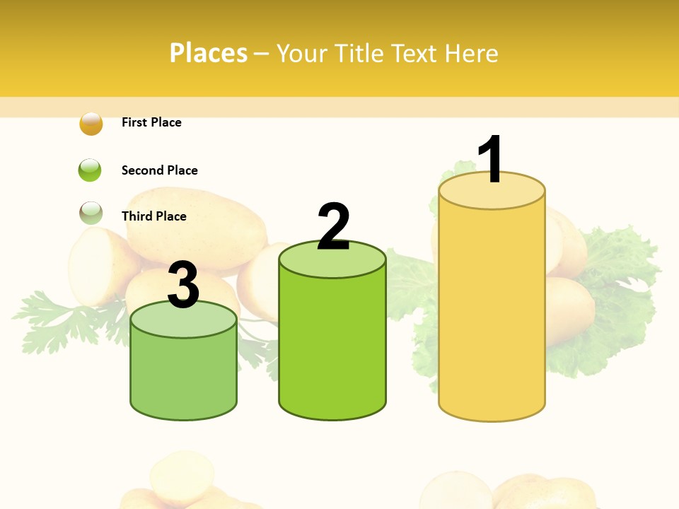 Colage De Verduras PowerPoint Template