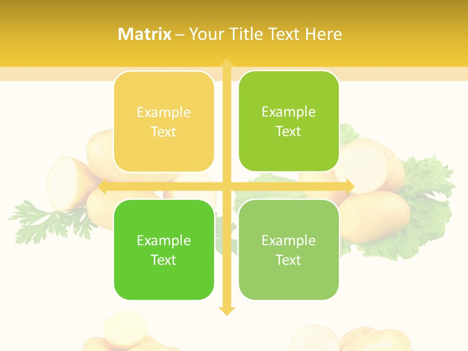 Colage De Verduras PowerPoint Template