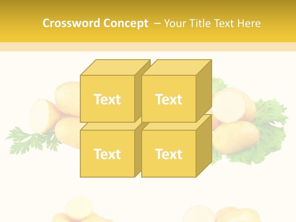Colage De Verduras PowerPoint Template