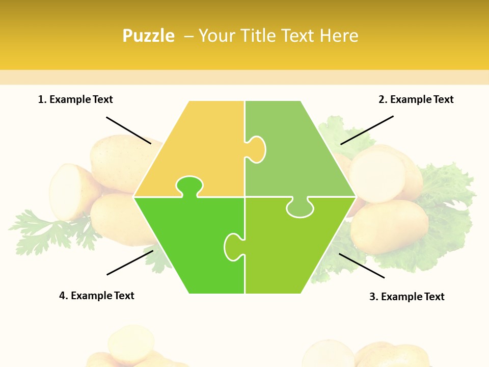 Colage De Verduras PowerPoint Template