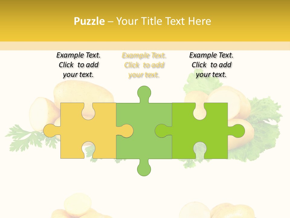 Colage De Verduras PowerPoint Template