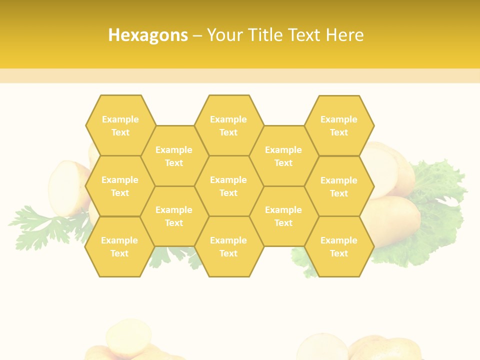 Colage De Verduras PowerPoint Template