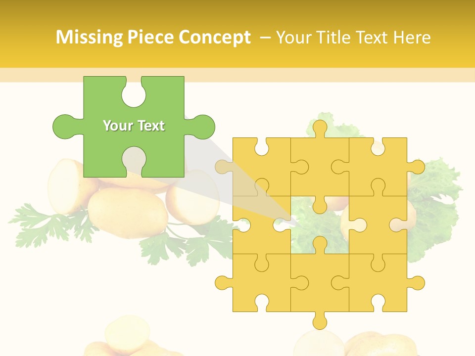 Colage De Verduras PowerPoint Template